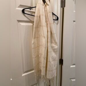 Brown and beige scarf